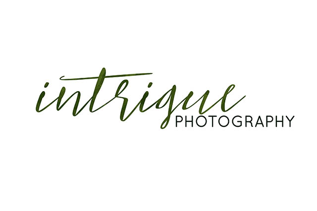 Logo for Intrigue Photography, our wedding & event photographer brand.